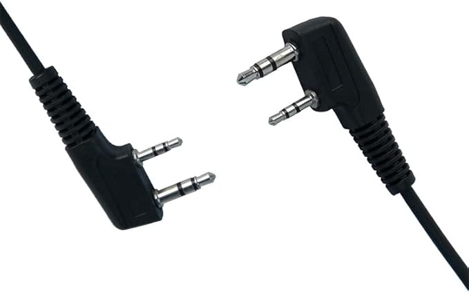 Walkie Talkie Earpiece Mic PTT for Baofeng UV-5R UV-82 BF-888S BF-F8HP Kenwood TK-2107 NX-1300 RT15 RT21 RT22 RT68 H-777 H-777S K1 Arcshell ar-5 Two Way Radio with Covert Acoustic Tube,10 Pack