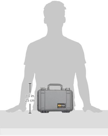 Pelican 1170 Case with Foam (Silver)