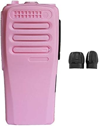 Amasu Pink 16 Channel Replacement Radio Housing Case Compatible with CP200D Radio with Buttons Channel PTT Button