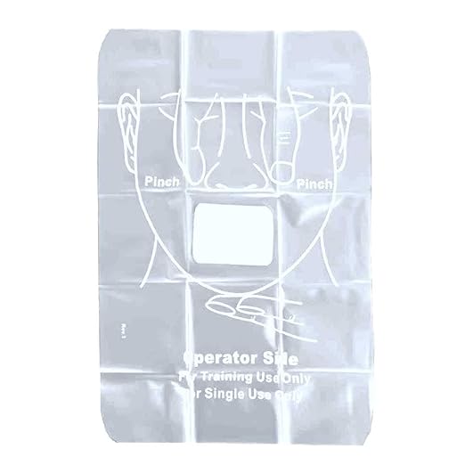 WNL Products WL3120CP CPR Practi-Shield Manikin Training Protector - 200 Shields