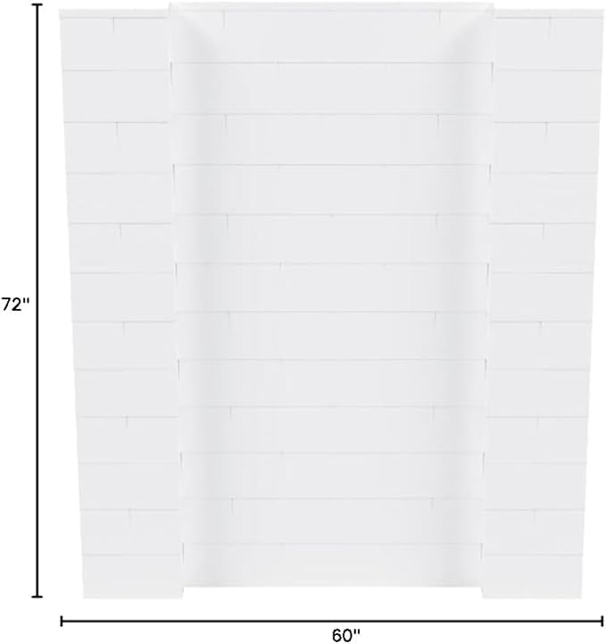 EverBlock 5' x 6' Wall Kit | Modular Building Blocks | Wall System for Building, Display & Structures | Room Divider & Partition | Easy to Connect & Reuse | Indoor & Outdoor Use | White