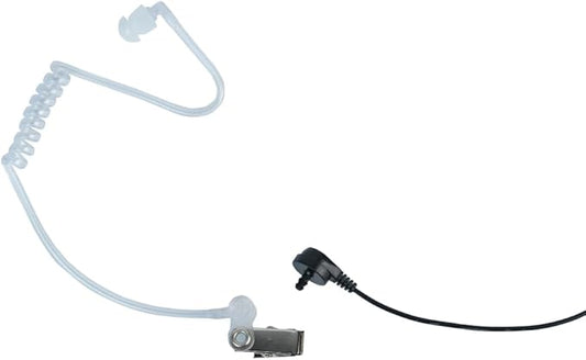 2 Pin Covert Acoustic Tube Earpiece Headset with Mic PTT for Motorola cls1110 cp200 cls1410 cp185 cp200d rdm2070d walkie Talkie 2 Way Radio(10 Packs)