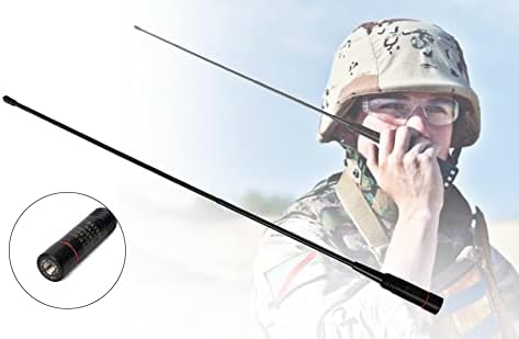 TWAYRDIO 15.4-Inch Whip Antenna, SMA Male, Dual Band 2m/70cm, Handheld Radio Replacement for Yaesu Vertex VX-110 VX-150 VX-6R TYT TH-UV88 MD-UV380 MD-2017 Two Way Radio, Pack of 2