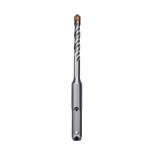 1/4 in x 4.33 in (6 x 110mm) SDS Plus Rotary Hammer Drill Bit, Concrete Drill Bit for Concrete, Brick, Cement and Stone, Length : 110mm / 4.33 inch, 1/4 inch ( 6mm