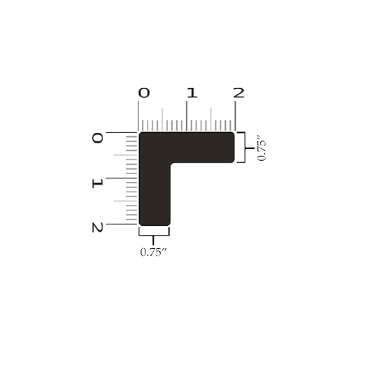 5S Location Marking Corner- (Various Sizes Available) Durable L Shaped Floor Marker by Graphical Warehouse- Vibrant Colors, Rounded Corners (2x2x0.75" (25 Pack), Black)