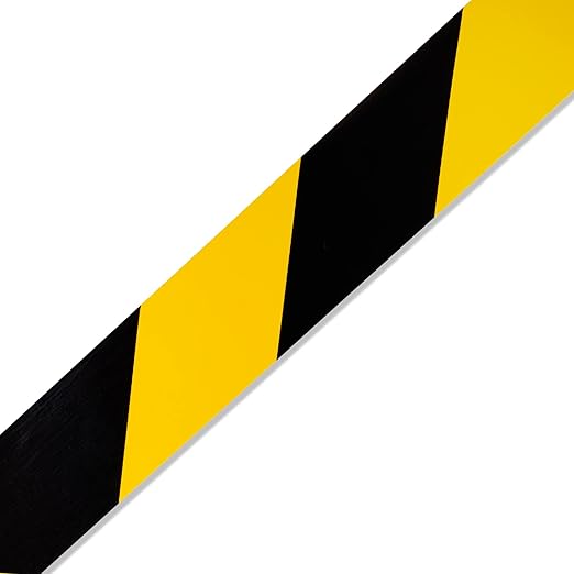 Blue Summit Supplies 3 Rolls Floor Marking Tape, Safety Black and Yellow Stripe, Hazard Tape for Caution and Aisle Marking, 2 inch x 108 feet, 3-Pack