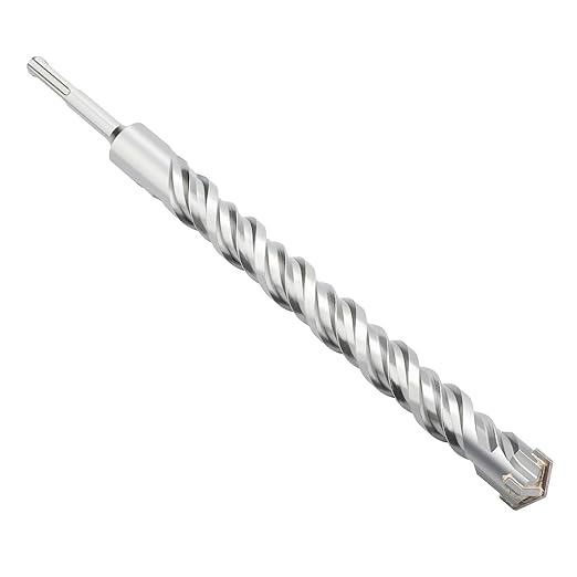1 in x 23.6 in (25 x 600mm) SDS Plus Rotary Hammer Drill Bit, Concrete Drill Bit for Concrete, Brick, Cement and Stone, Length : 600mm / 23.6 inch, 1 inch ( 25mm