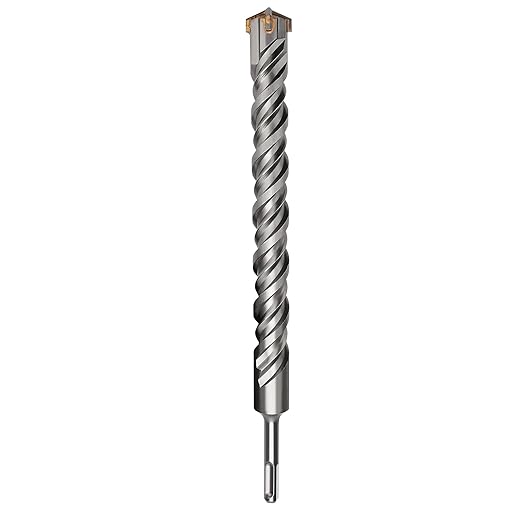 1-3/16 in x 12.2 in (30 x 310mm) SDS Plus Rotary Hammer Drill Bit, Concrete Drill Bit,Masonry Drill Bit for Concrete, Brick and Cement, Length : 310mm / 12.2 inch, 1-3/16 inch ( 30mm