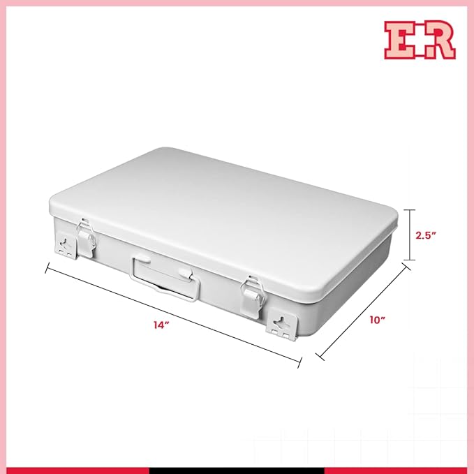 Ever Ready First Aid Metal Case, No.36 – 14” x 10” x 2.5”