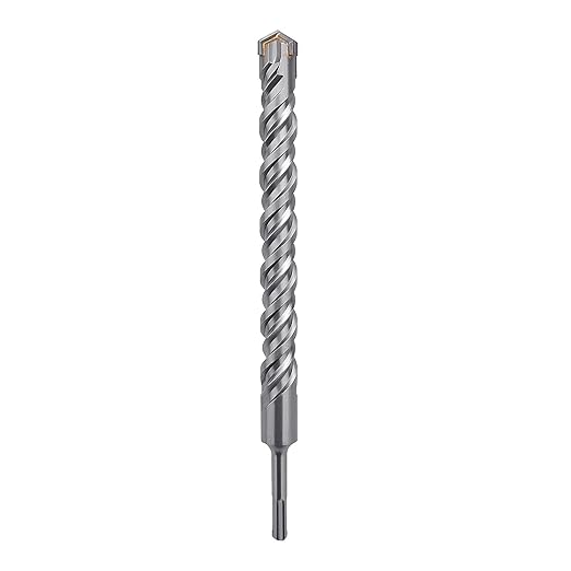1-1/8 in x 12.2 in (28 x 310mm) SDS Plus Rotary Hammer Drill Bit, Concrete Drill Bit,Masonry Drill Bit for Concrete, Brick and Cement, Length : 310mm / 12.2 inch, 1-1/8 inch ( 28mm
