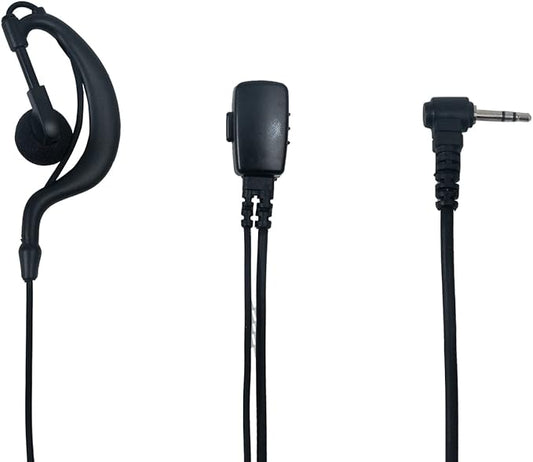 2.5mm Walkie Talkie Earpiece with Mic 1 Pin G Shape Headset for Motorola Talkabout MH230R MR350R T200 T200TP T260 T260TP T460 T600 T800 MT350R Two Way Radio Accessories