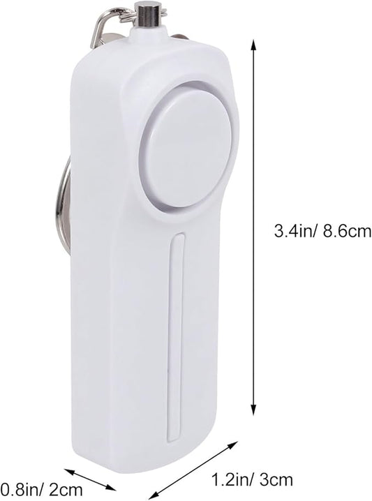 Personal Alarm Emergency Safety Alarm Keychain with Loud Siren and LED Light for Women Portable Reusable for