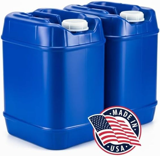 Green Goods Saratoga Farms 5-Gallon Stackable Water Storage Containers, Emergency Water Storage for Camping and Disaster Preparedness, 10 Gallons
