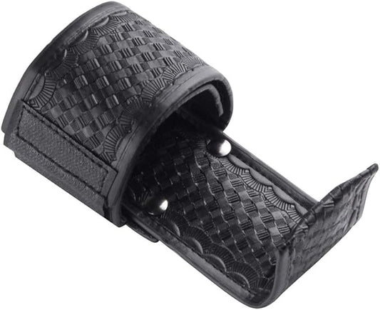 Basketweave Universal Fit Radio Pouch L-style Radio Holster, Universal Radio Carrier