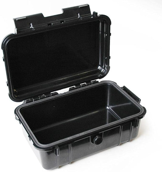 8" Weatherproof Equipment Case, made of Polypropylene Plastic, Black, 7.5" X 5" X 3.25"