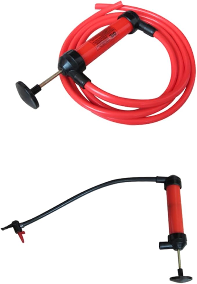 Liquid Transfer Manual Siphon Pump Portable Emergency Hand Pump for Fuel Oil and Water for Lawn Tractors Boats Atvs and Generators Easy to Use Fast Transfer
