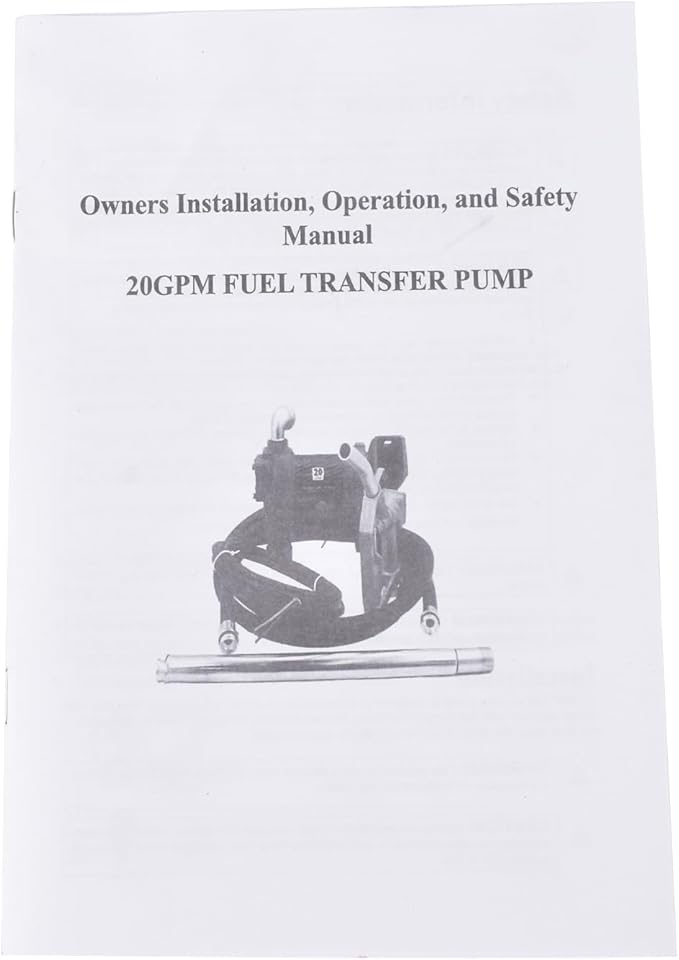 Fuel Transfer Pump Gasoline Pump 12V DC 20GPM with Nozzle Kit, Particulate Filterfor Gas Diesel Kerosene Red Vahaha