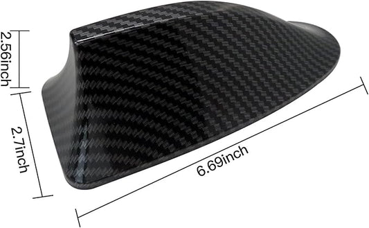 Car Roof AM FM Radio Shark Fin for 2017 Audi Q3 S Line Sport Utility 4-Door 1.4L 1395CC 85Cu. in. l4 Gas DOHC Turbocharged Antenna Aerial Cover Carbon Fiber Functional
