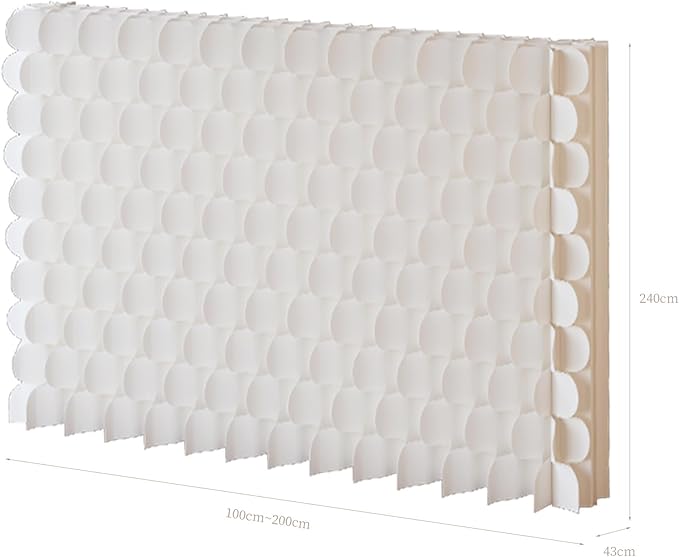 Foldable Room Divider Privacy Screens Movable Temporary Wall Space Partition, 5.25~9.19 FT Tall, 6.56~16.5 FT Width, Choice of Various Sizes and Styles