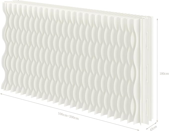 Foldable Room Divider Privacy Screens Movable Temporary Wall Space Partition, 5.25~9.19 FT Tall, 6.56~16.5 FT Width, Choice of Various Sizes and Styles