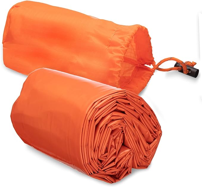 NovaMedic Emergency Sleeping Bag 5 Pack – 84"x36" Thermal Mylar Survival Bivy Sack – Waterproof, Lightweight & Compact Emergency Blanket for Camping, Hiking, Outdoor Survival & Travel