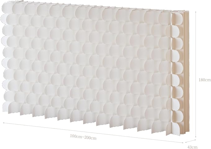 Foldable Room Divider Privacy Screens Movable Temporary Wall Space Partition, 5.25~9.19 FT Tall, 6.56~16.5 FT Width, Choice of Various Sizes and Styles