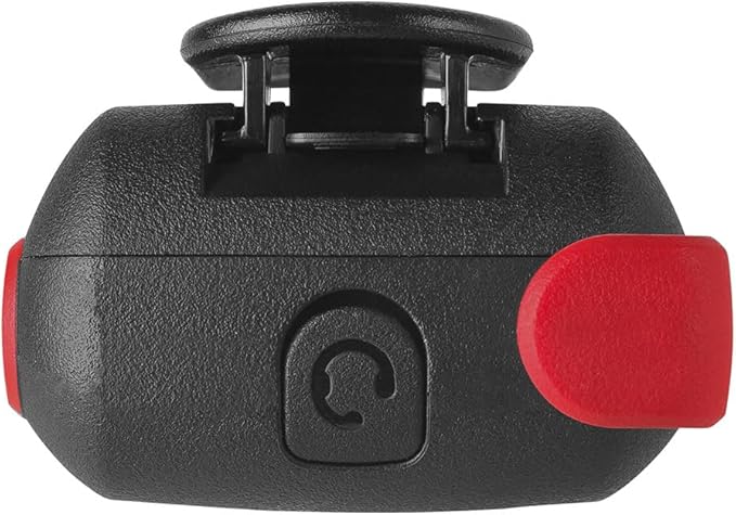Motorola Solutions Two-Way Radio, 20 Mile Range, 22 Channel | T210 Talkabout | Rechargeable | 4 Pack | Black/Red
