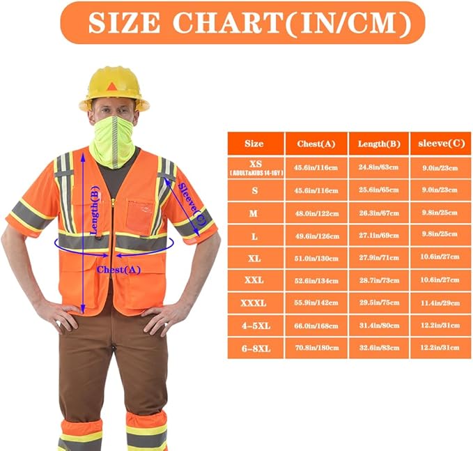 AYKRM Custom Logo Personalised Printed High Visibility Reflective 2 two tone work construction Safety Vest