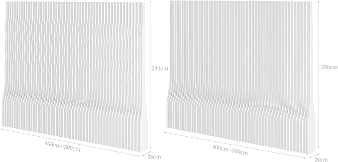 FoldableRoom Divider Privacy Screens Movable Temporary Wall Space Partition, 5.25~9.19 FT Tall, 6.56~16.4 FT Width, Choice of Various Sizes and Styles