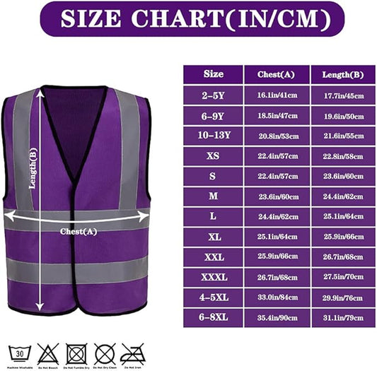 AK Safety Vest- Reflective, Personalized Hi Viz Vests with Custom Logo