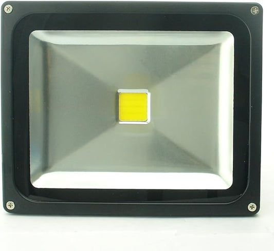 QUANS 30W Watt Warm White 12V 24V AC DC Ultra Bright LED Security Wash Flood Light Floodlight Lamp High Power Black Case Waterproof IP65 Work in The Rain Superbright 3000K, 12-24V Input Low Voltage