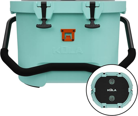 Bote Kula Hard Shell MAGNEPod Compatible Cooler Travel Handle Rubber Closure Gatorshell Construction Strong Insulation 10 Gallon Capacity Portable Fishing Seat Multiple Colors