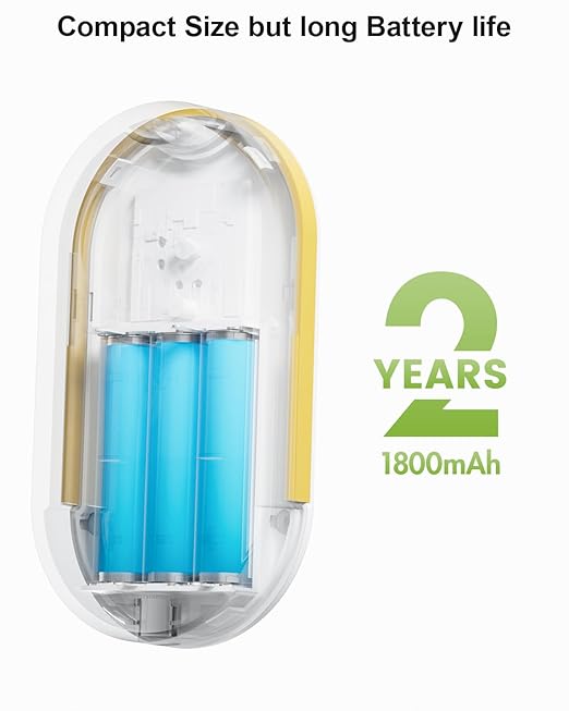 MOCREO WiFi Refrigerator Thermometer Digital Freezer Alarm, Remote Email & App Alert, 2-Year Data Logging, No Subscription, 2 Smart Temperature Sensor for Fridge, Freezer, Hot Tub