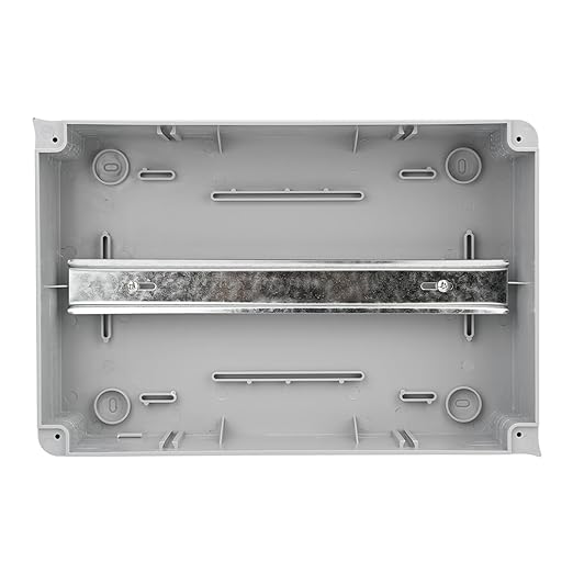Mollom 24 Way Power Distribution Box with Bus Bars and Din Rail for Miniature Circuit Breaker MCB, Waterproof IP66.Padlock Available for Indoor and Outdoor Use