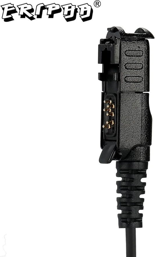 Shoulder Mic Speaker Compatible with Motorola XPR 3000 3000e 3300 3300e 3500 3500e Waterproof IP56 Two Way Radio Speaker Microphone with 3.5mm Jack (Yellow)
