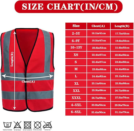 AK Safety Vest- Reflective, Personalized Hi Viz Vests with Custom Logo