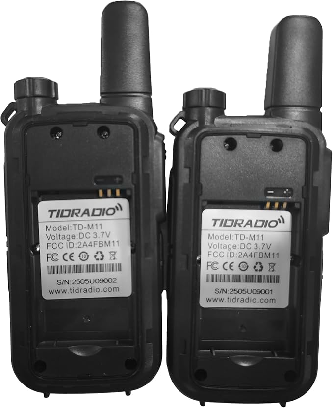 TIDRADIO TD-M11 Walkie Talkies Waterproof IP67,Long Range Two Way Radio with USC-C & Base Charging,NOAA Weather Radio,APP Programmable,2 Way Radio for Adults,Business School Church Restaurant -20 Pack