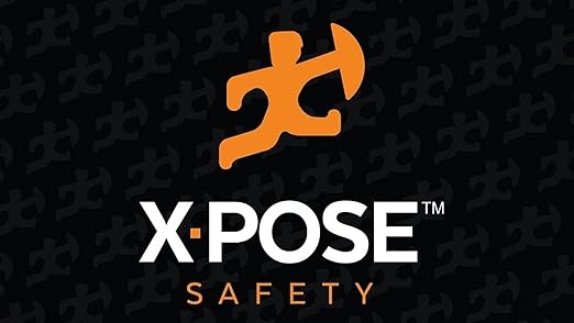 Retractable Barrier for Safety Traffic Cones - 53" to 84" - 2" OD - Large Yellow & Black Bar Barricade Bulk Half Pallet 360 Pack for Road Construction, Parking,Warning,Security Divider by Xpose Safety