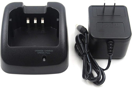 (2-Pack) BC-160 Rapid Quick Charger Compatible with Radio BP-232 BP232H BP-230 BP-230N IC-F4062 F4161 F4162 F4230 IC-F3161 F3161D F3161DT F3162 F3230 F3261D F3360 IC-A14 A14S BC-160