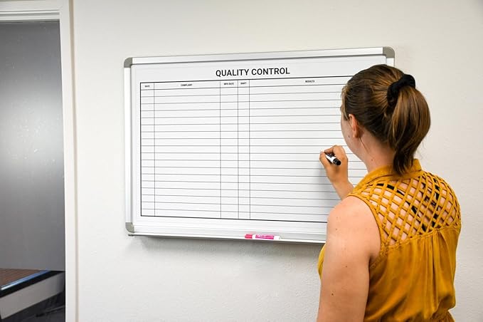 Quality Control Whiteboard 48" x 36"