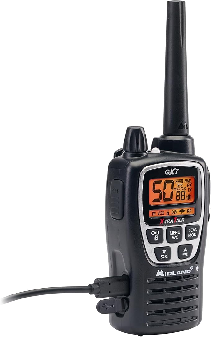Midland GXT3000 GMRS Radio - 6 Pack Bundle w/Headsets & Chargers