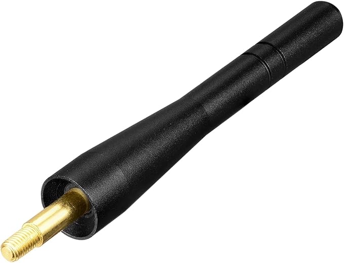 4 Inch Car Truck Short Antenna, Aluminum Car Antenna Replacement Mast Vehicle Stereo AM FM Radio Antennas for Cars Trucks Pickups Off-Roads