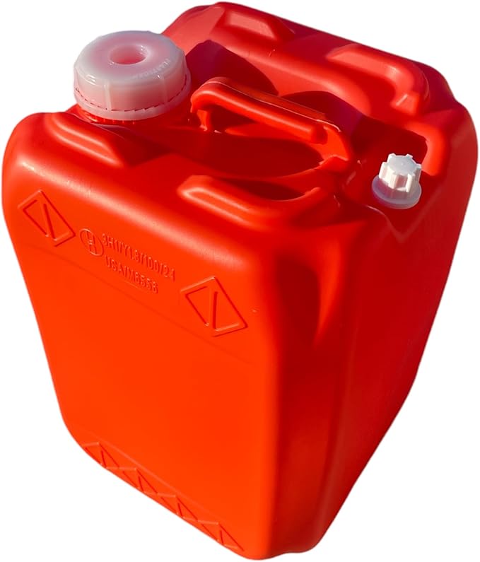 | 5.3 Gallon Tighthead Container with 70MM Cap | Carboy | Hedpack | Water Storage Container | Includes (1) Container with Cap (Orange)