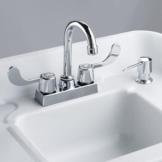 Ozark River Portable Sinks Premier Brite White, White Laminate-ABS Sink, Mobile Self Contained Sink, Mobile Hand Washing Station, Portable Sink with Hot Water, Portable Sink Hand Wash Station, 110V