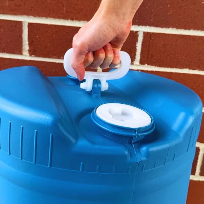 15 Gallon Water Storage Tank - 1 Tank- Water Storage for Emergencies - Durable, Reusable, Portable, BPA Free, Food Grade Plastic - Emergency Zone