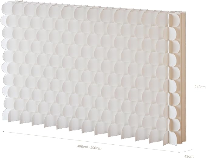 Foldable Room Divider Privacy Screens Movable Temporary Wall Space Partition, 5.25~9.19 FT Tall, 6.56~16.5 FT Width, Choice of Various Sizes and Styles
