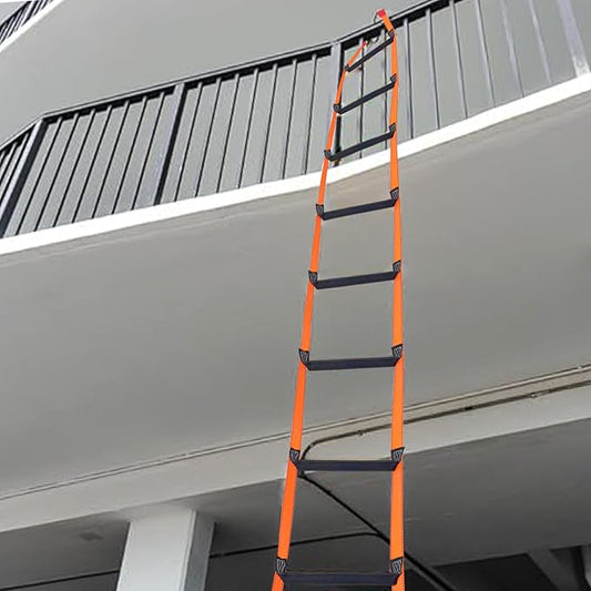 Fire Escape Ladder, 32.8 Feet Emergency Fire Ladder, 3-5 Story Homes Reusable Safety Rope Ladder for Kids and Adults