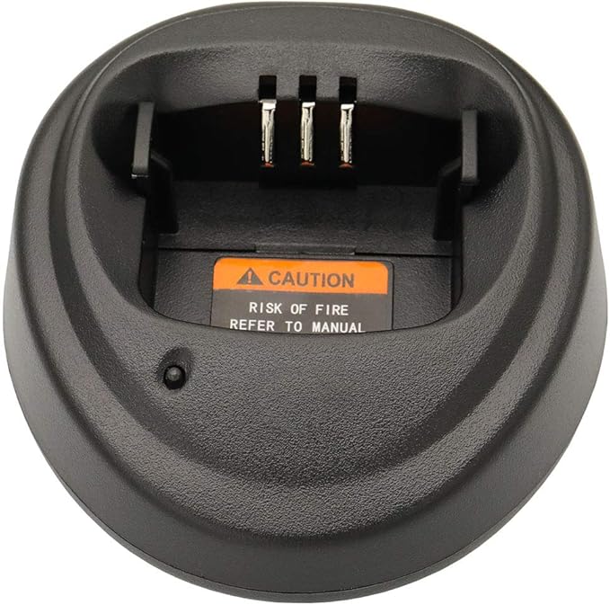 Desktop Charger DC 12V/24V Car Charger Compatible with Motorola CP200 CP340 CP360 CP380 CP040 CP140 PM400 PR400 NNTN4496 NNTN4497 NNTN4970 WPLN4137 WPLN4138