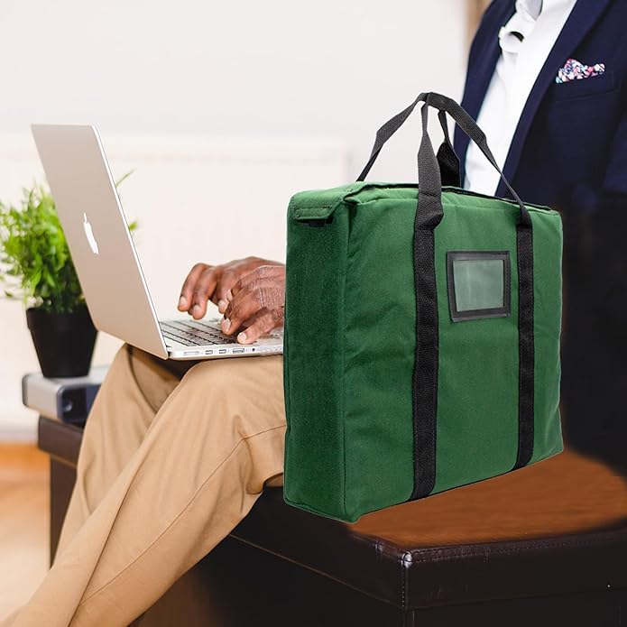 Fire Resistant and Water Repellent Briefcase Document Bag, 18 x 14 x 4 Inch