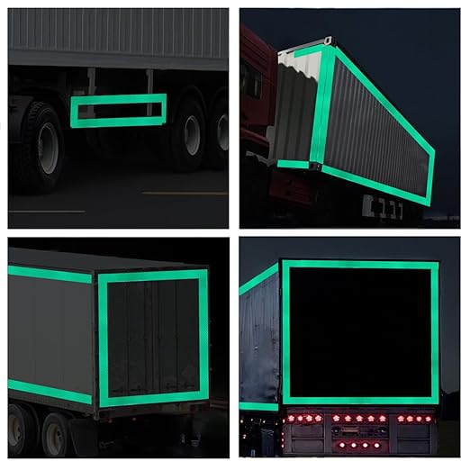 Reflective Tape, 2 Inch x 30 Feet - High Intensity - Green Reflective Safety Tape Waterproof Conspicuity for Trailer Reflector Trucks Bikes Baby Strollers Helmets